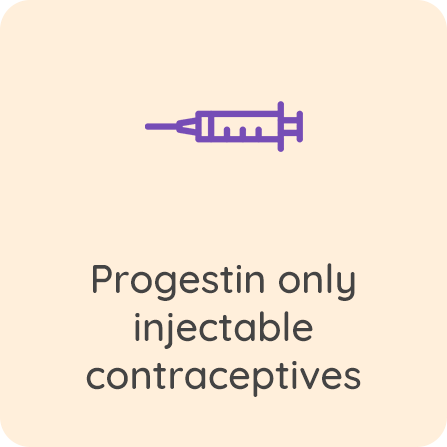 Contraception - progestin