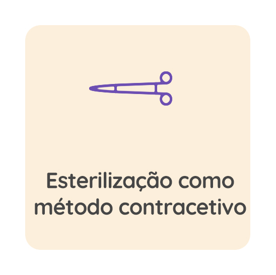Esterilização como método contracetivo